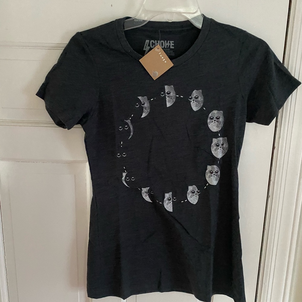 Cat Moon Phase Tee